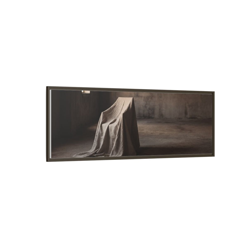 Matte Canvas, Framed - Wabi-Sabi Room — Espresso / 1.25"