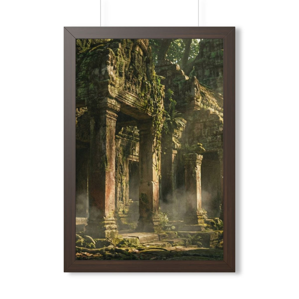 Framed Vertical Poster - Temple Sunbeam (11×14, 12×16... |...