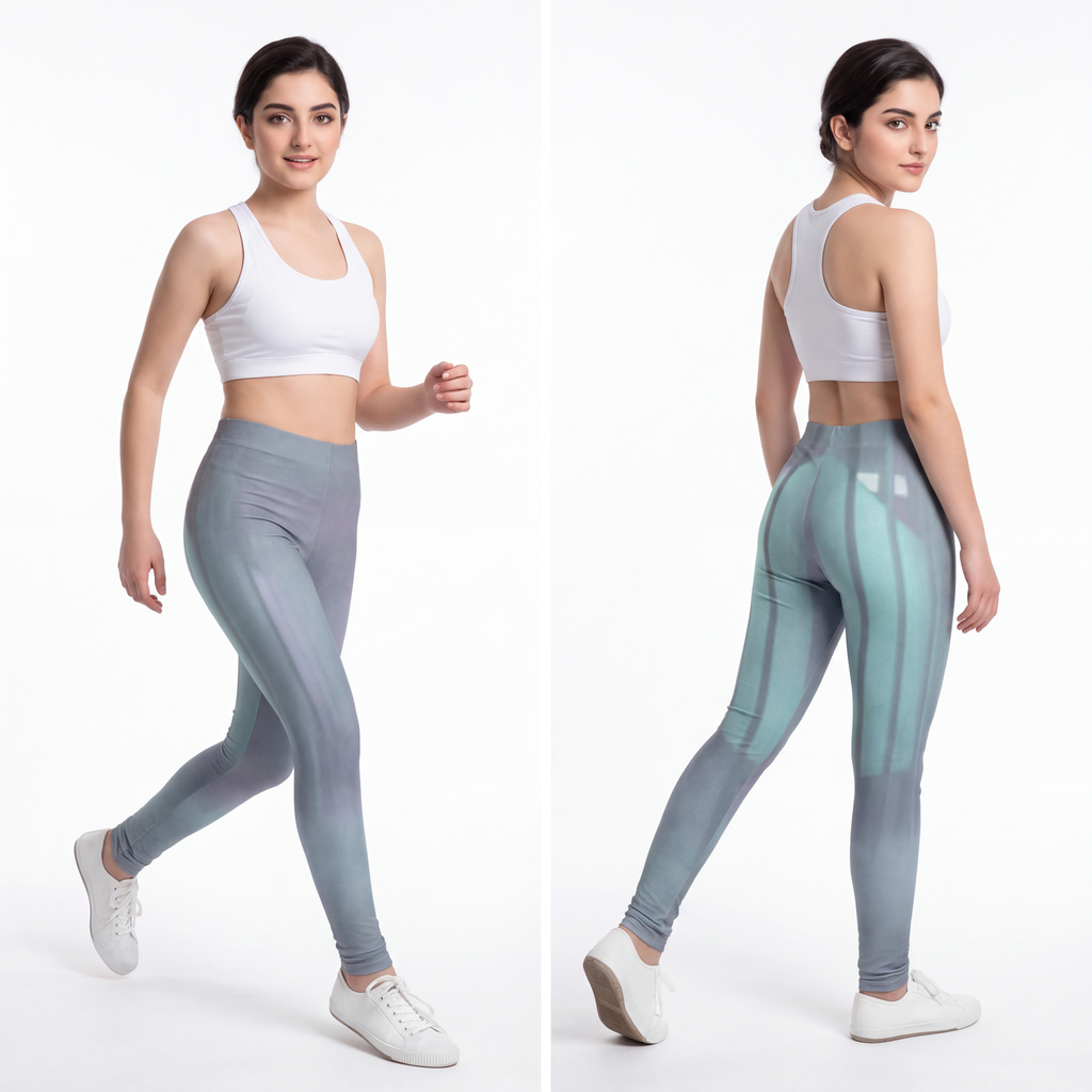 Youth Leggings - Liminal Corridor Fog Art Print | Echovira...