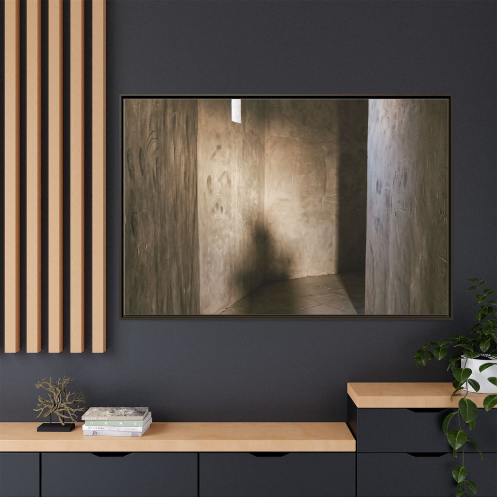 Matte Canvas, Framed - Shadows of the Citadel moody... |...