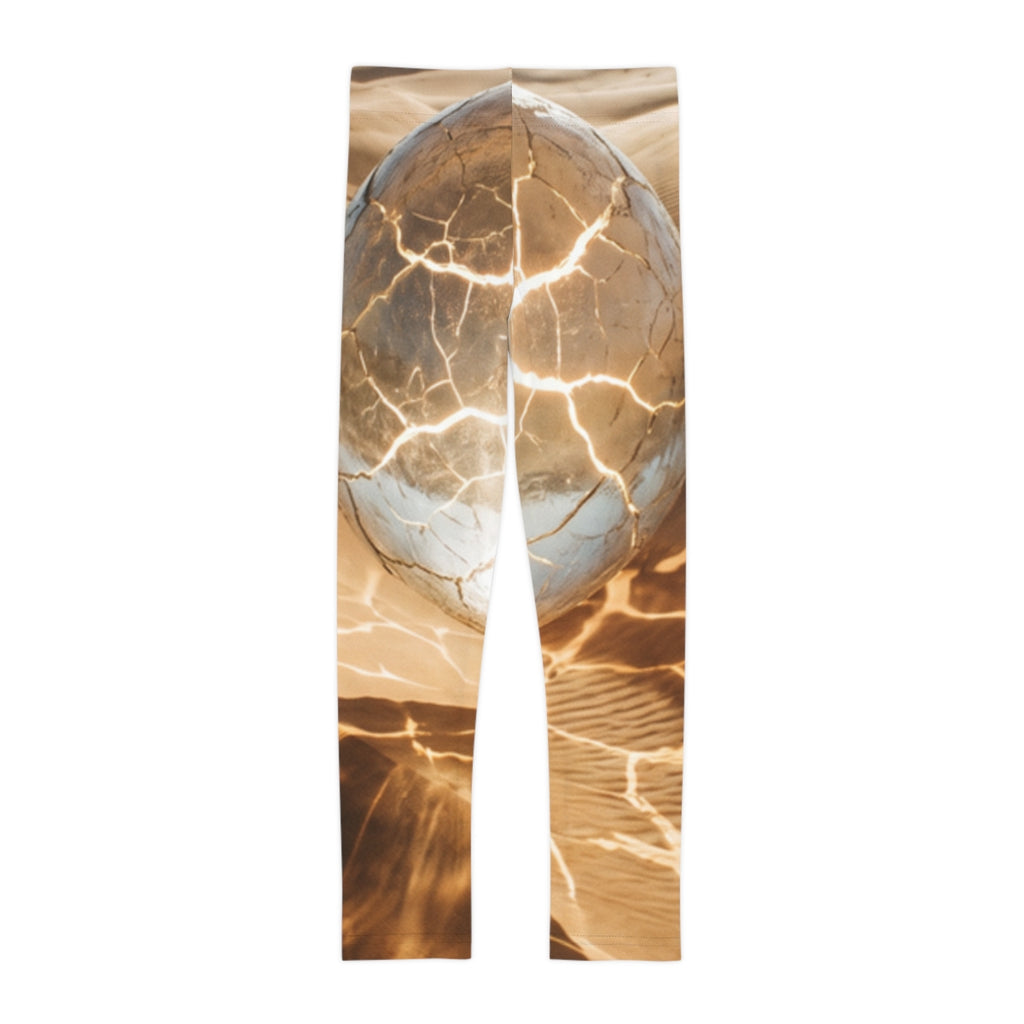 Kids Leggings with Desert Orb Art