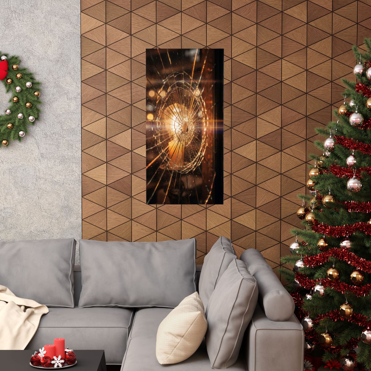 Matte Vertical Posters - Shattered Radiance Glass Art (8×10...