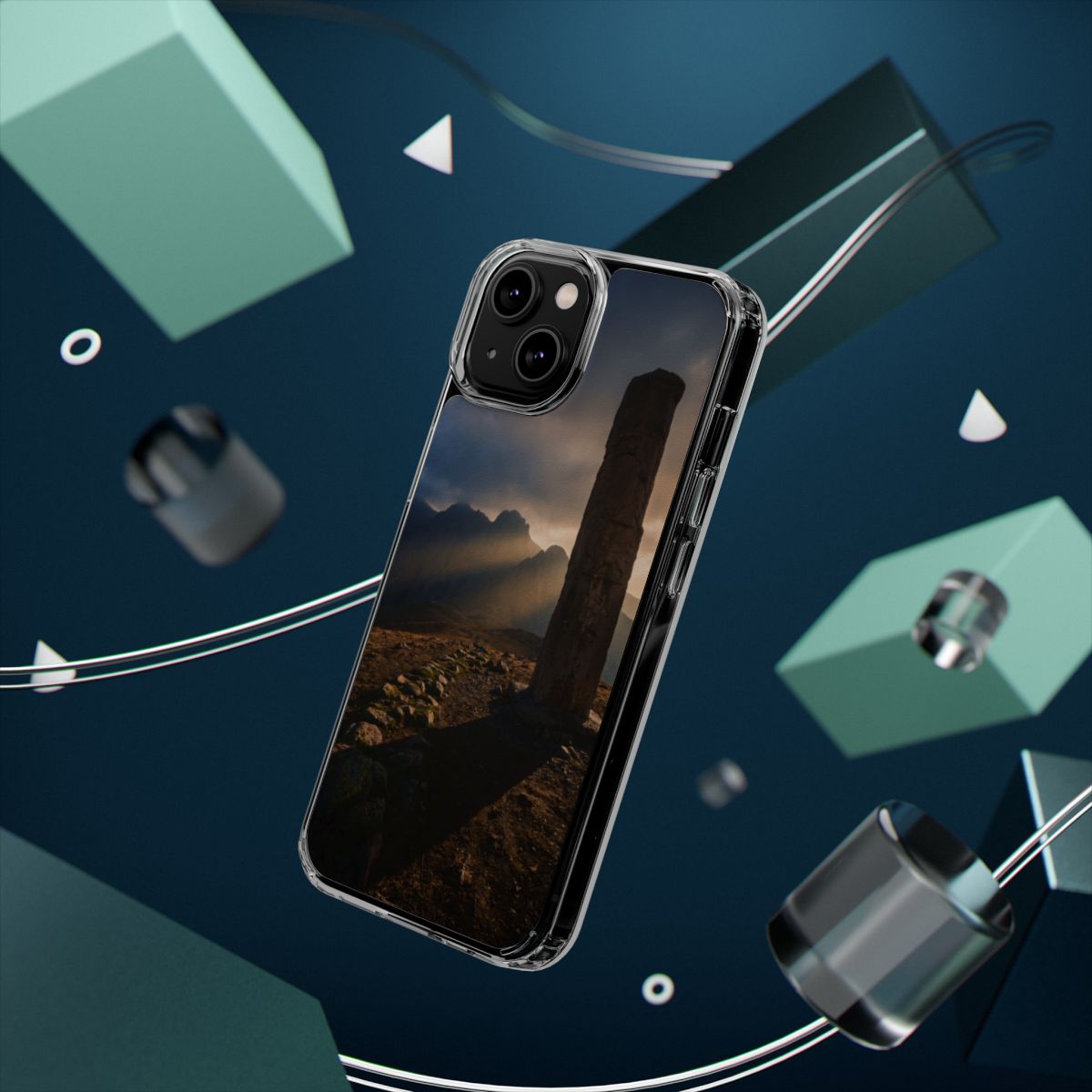 Clear Impact-Resistant Cases - Clear Case - Mystic Mountain...