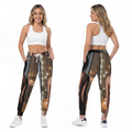 Athletic Joggers - Midnight Golden Reflections | Echovira...