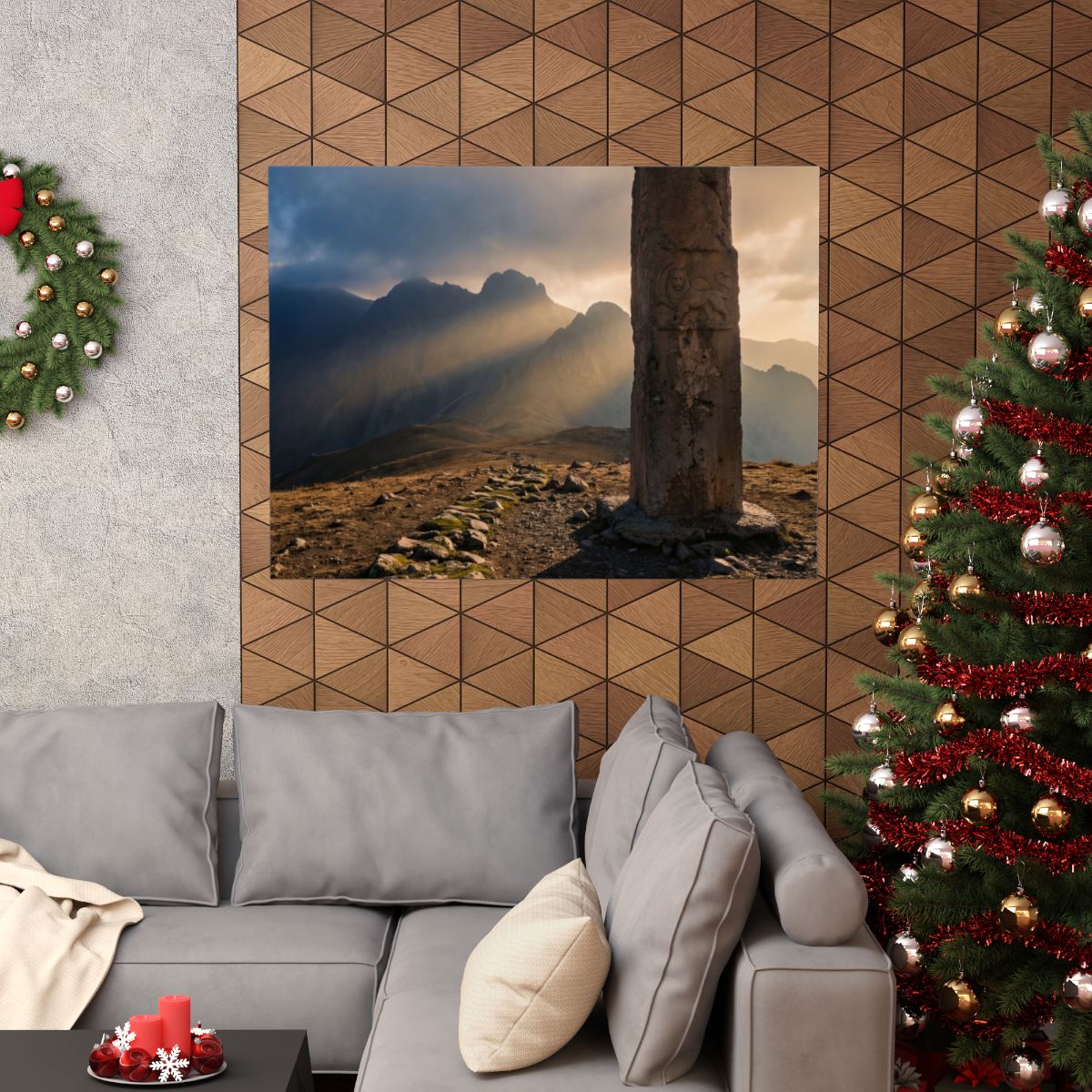 Matte Horizontal Posters - Mystic Monolith Ancient Persian...