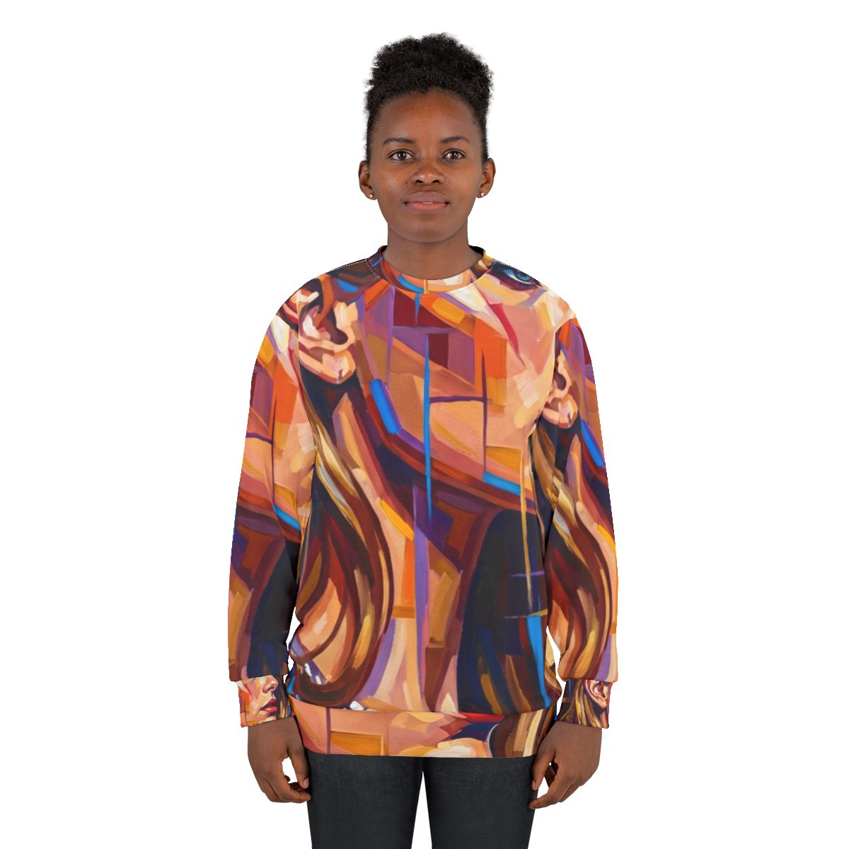 Unisex Sweatshirt - Shattered Elegance | Echovira Gallery