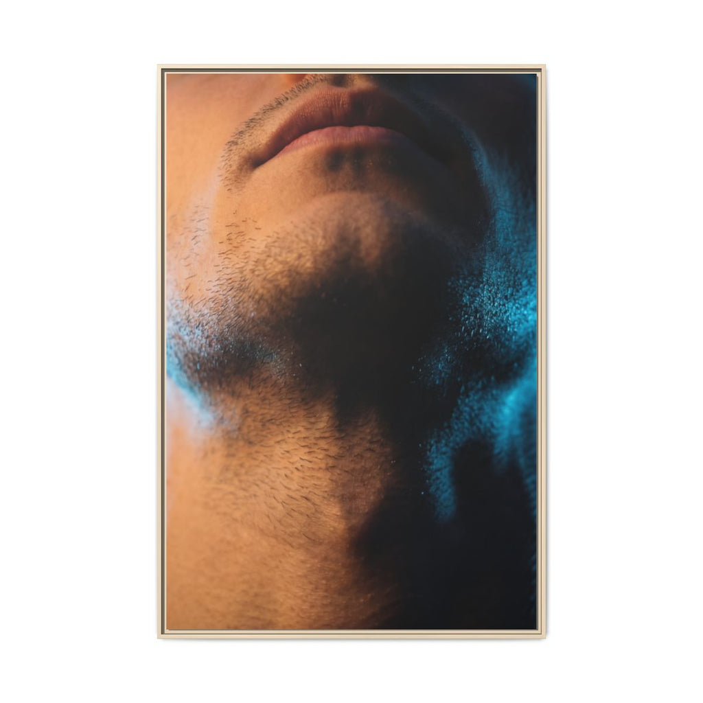 Framed Matte Canvas - Neon Noir
