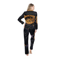 Women's Satin Pajamas Vintage Brass Sundial