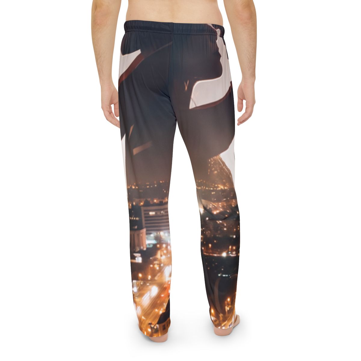 Men's Pajama Pants - Midnight City Skyline | Echovira...