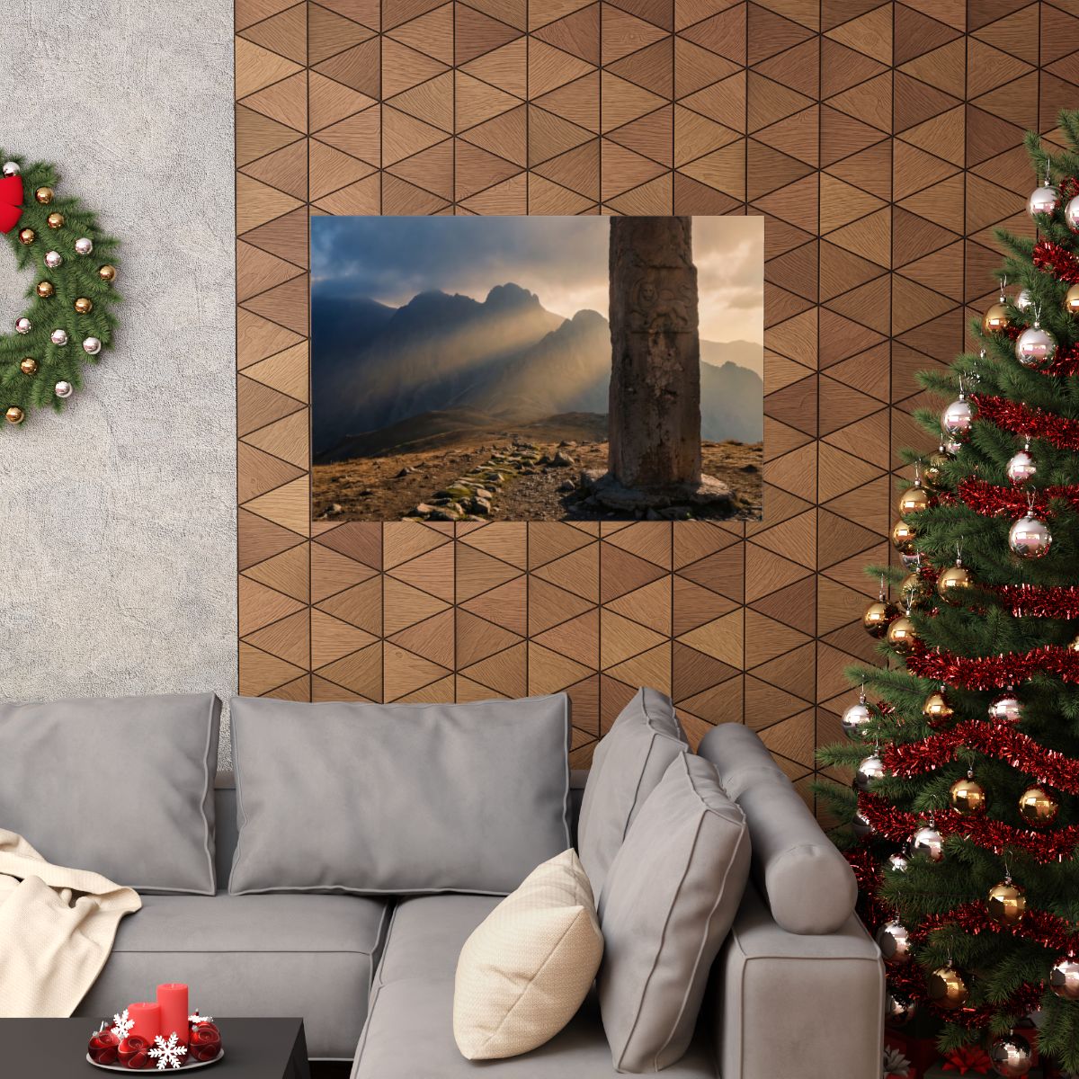 Matte Horizontal Posters - Mystic Monolith Ancient Persian...