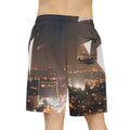 Men's Athletic Long Shorts - Midnight City lights | Echovira...