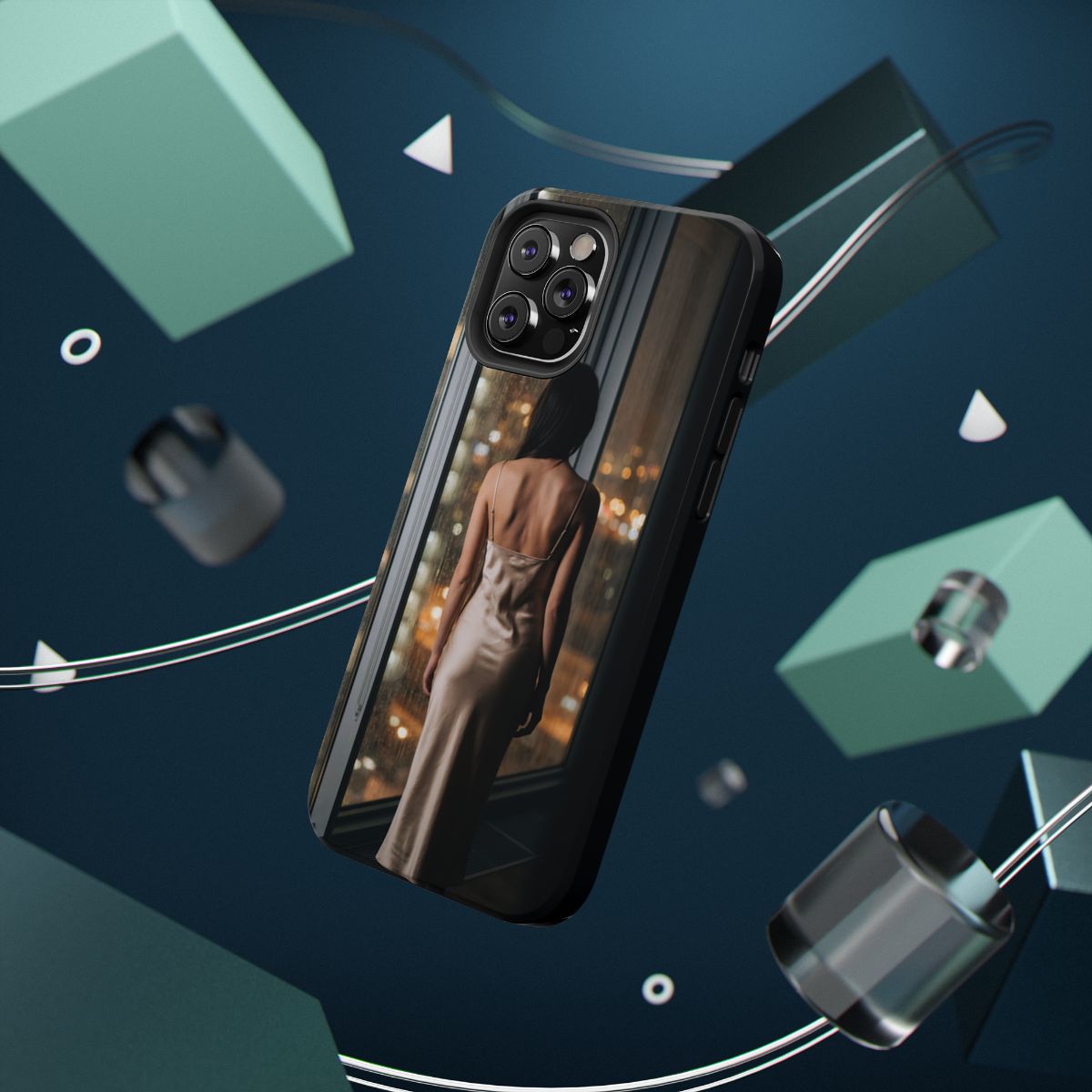 Impact-Resistant Cases - Tough Phone Case - Rainy Windows...— sizes part 1/2