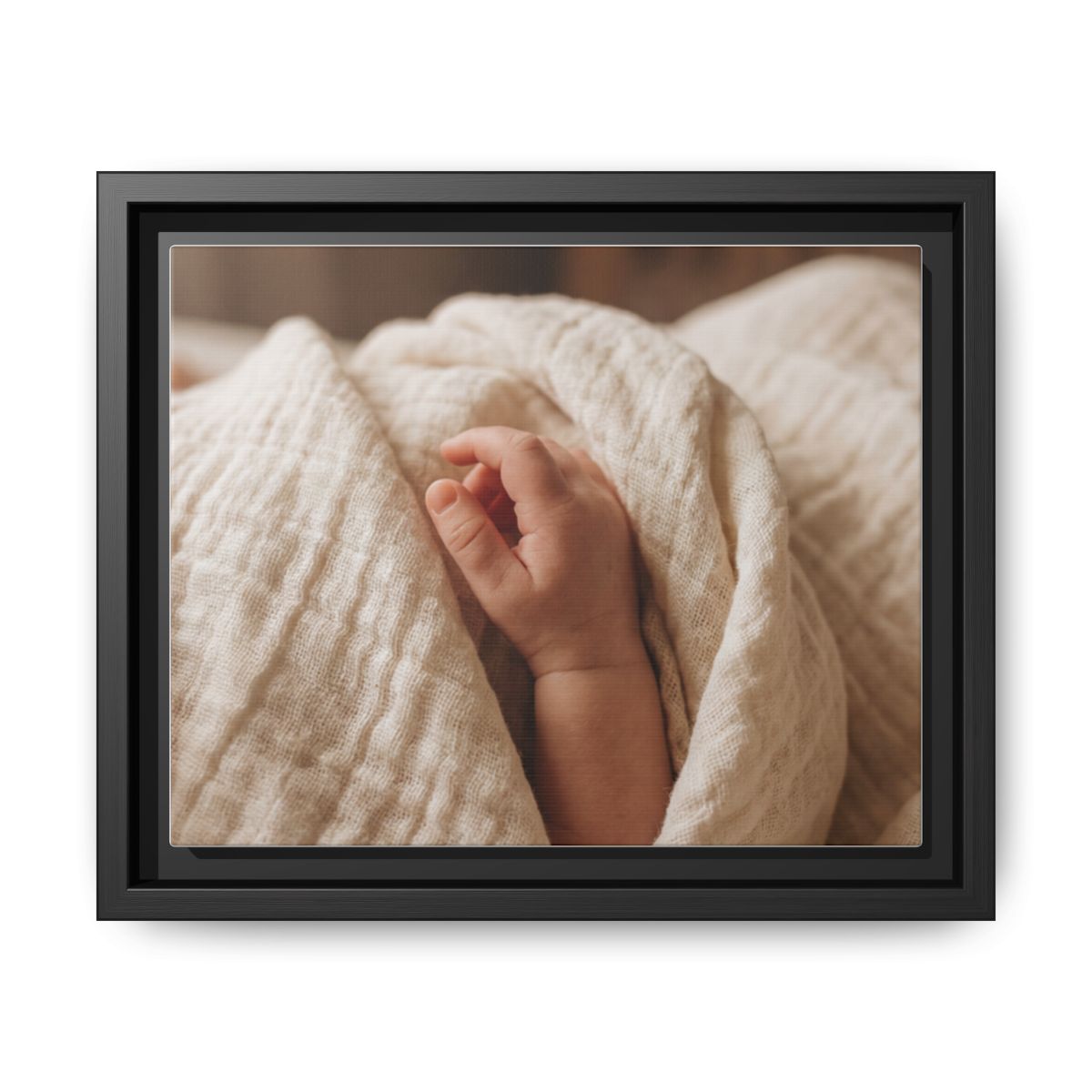 Framed Canvas - Minimalist Decor — Black / 1.25"