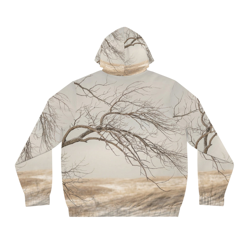 Men's Full-Zip Hoodie - Winter Branch Solitude Landscape |...