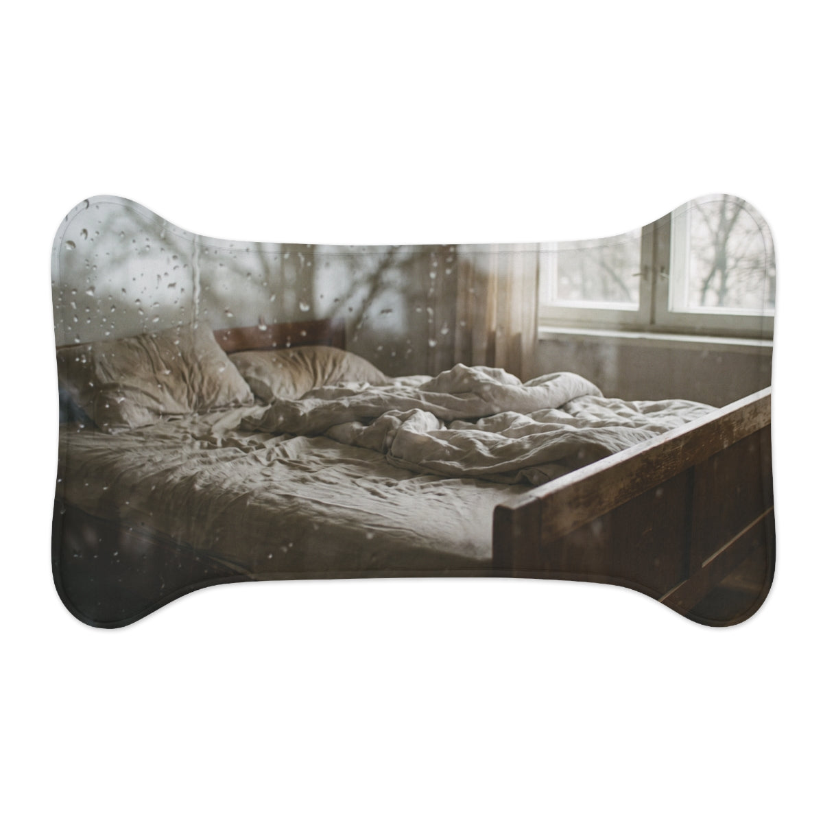 Pet Feeding Mat - Rainy Solitude Clean | Echovira Gallery