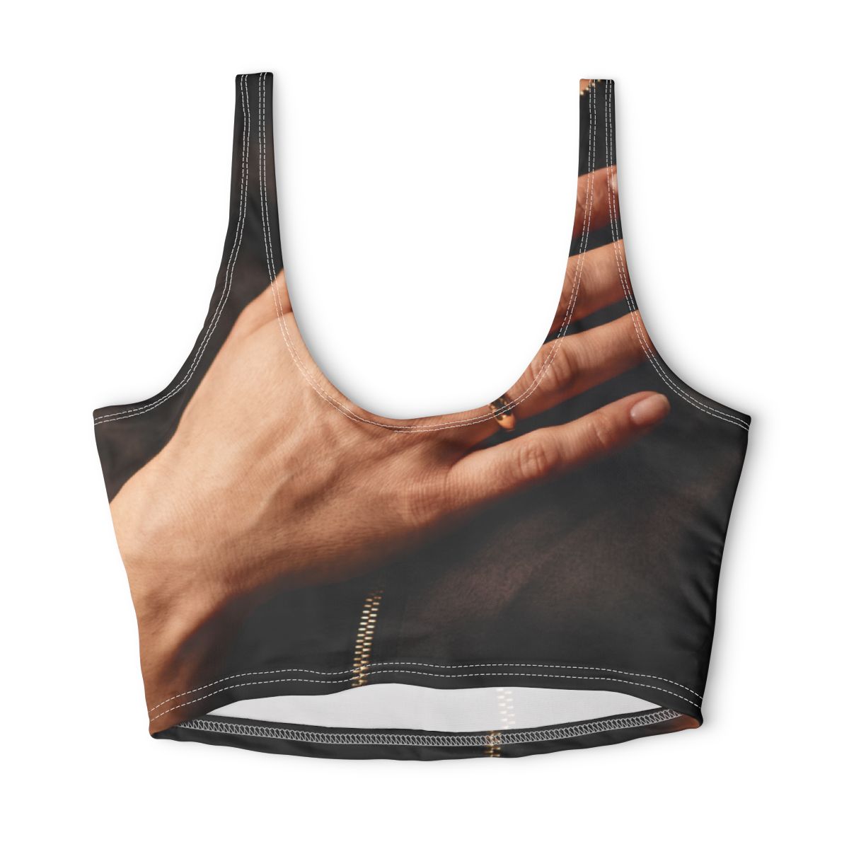 Polyester Sports Bra - Silent Radiance Athletic | Echovira...