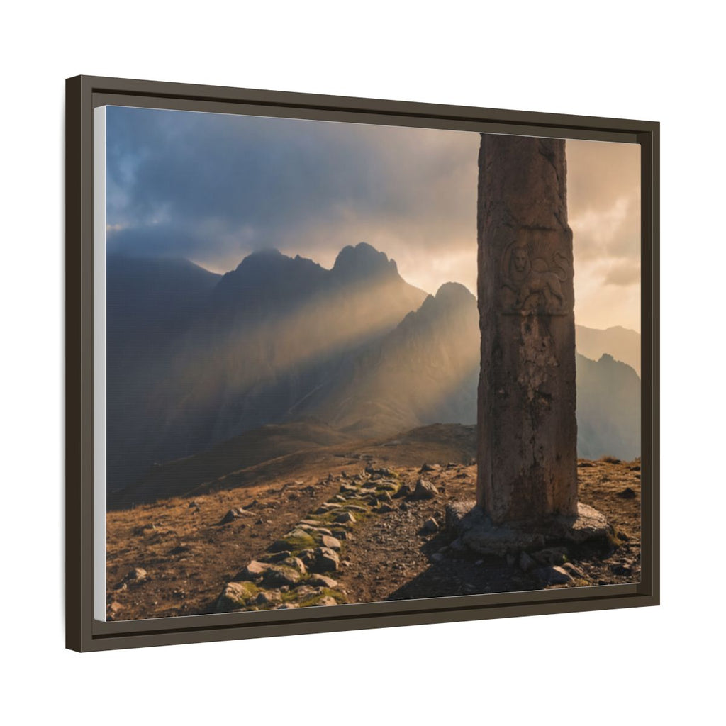 Framed Matte Canvas - Mystic Heritage — Espresso / 1.25"