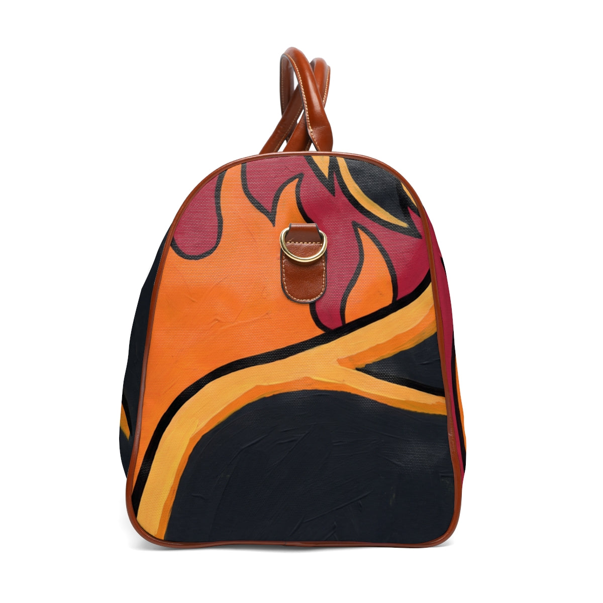 Waterproof Travel Bag - Infernal Silhouette Graphic Art |...