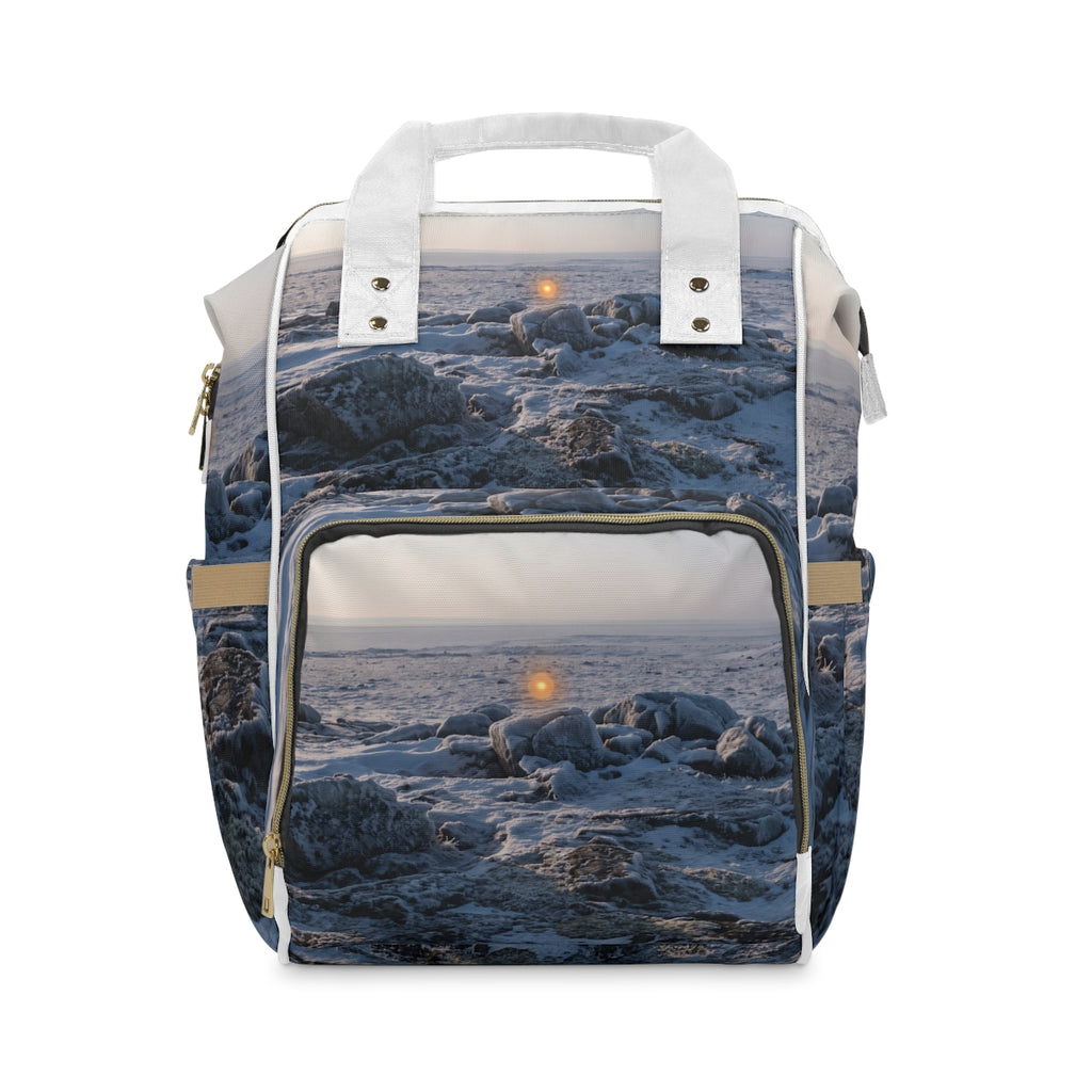 Arctic Sun Landscape Diaper Backpack