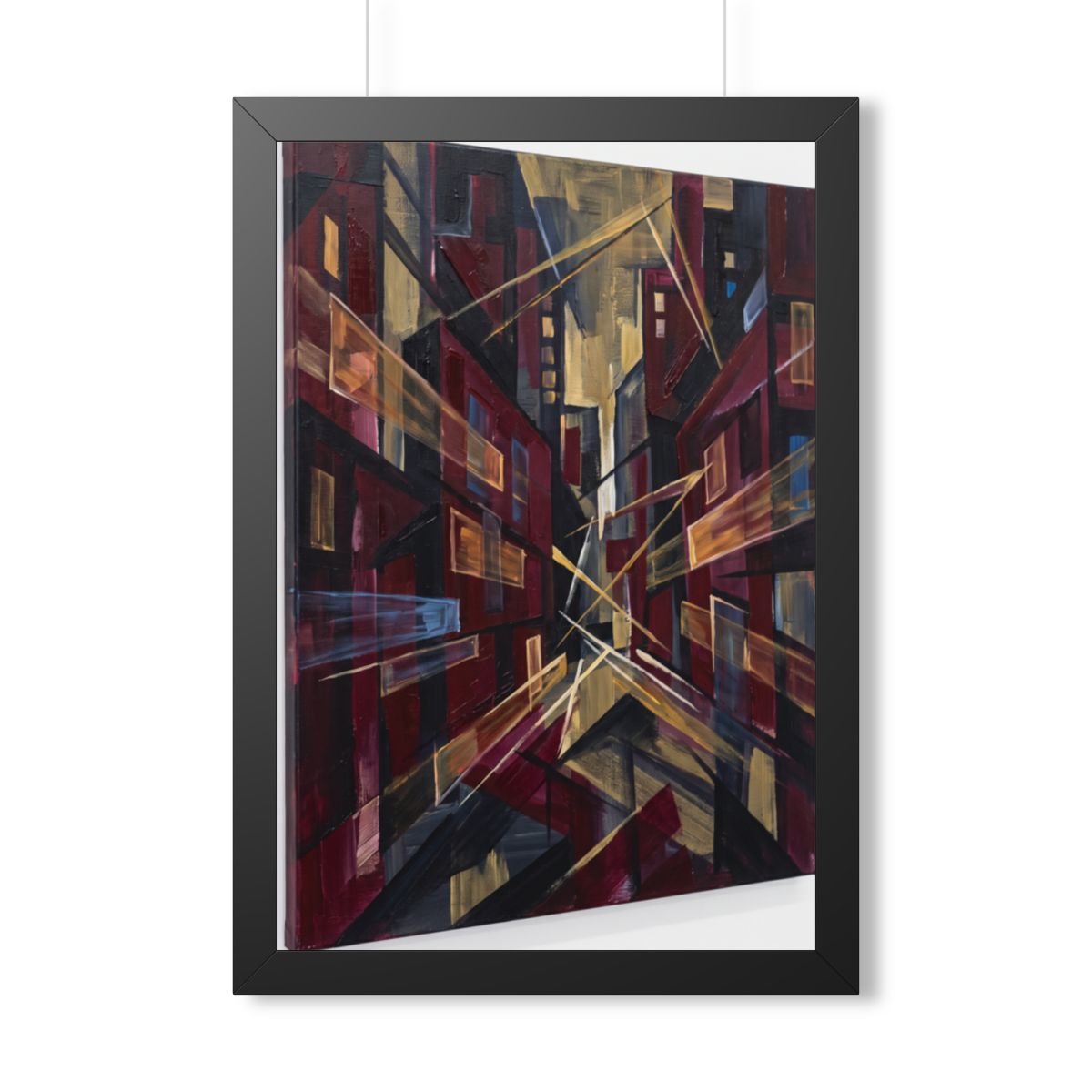 Framed Vertical Poster - Urban Perspective (11×14, 12×16......