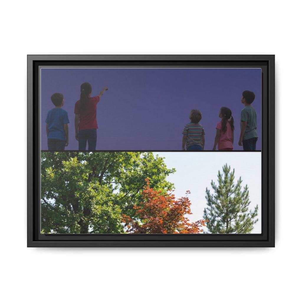 Framed Matte Canvas - Wilderness Gallery — Black / 1.25"