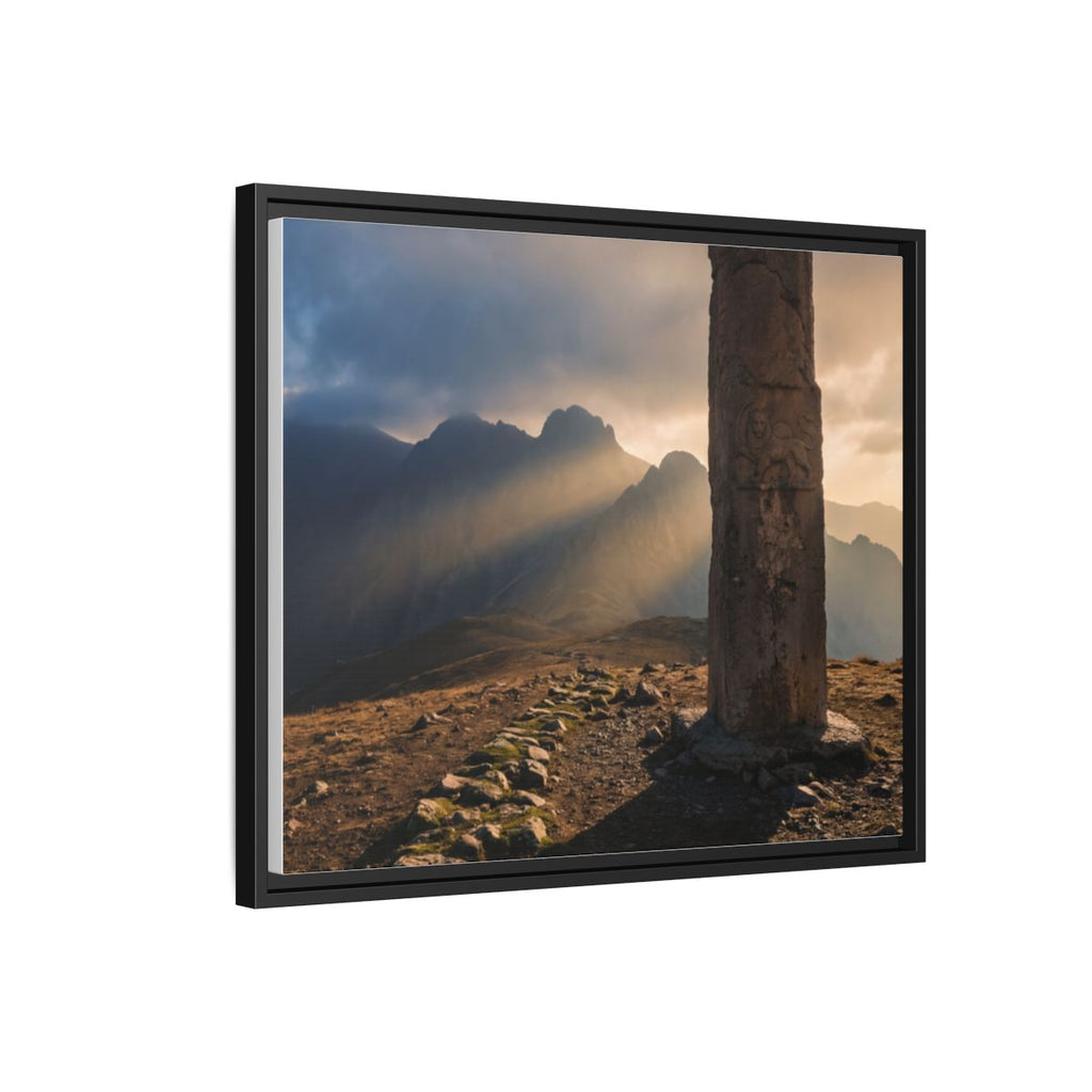 Gerahmte mattierte Leinwand - Mystisches Erbe