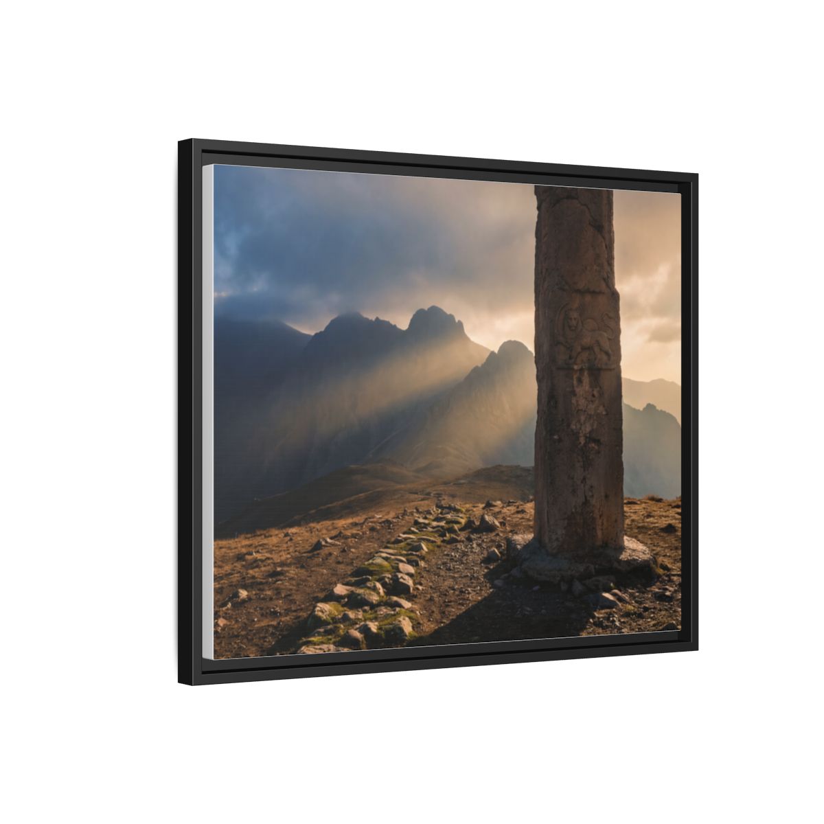 Gerahmte mattierte Leinwand - Mystisches Erbe
