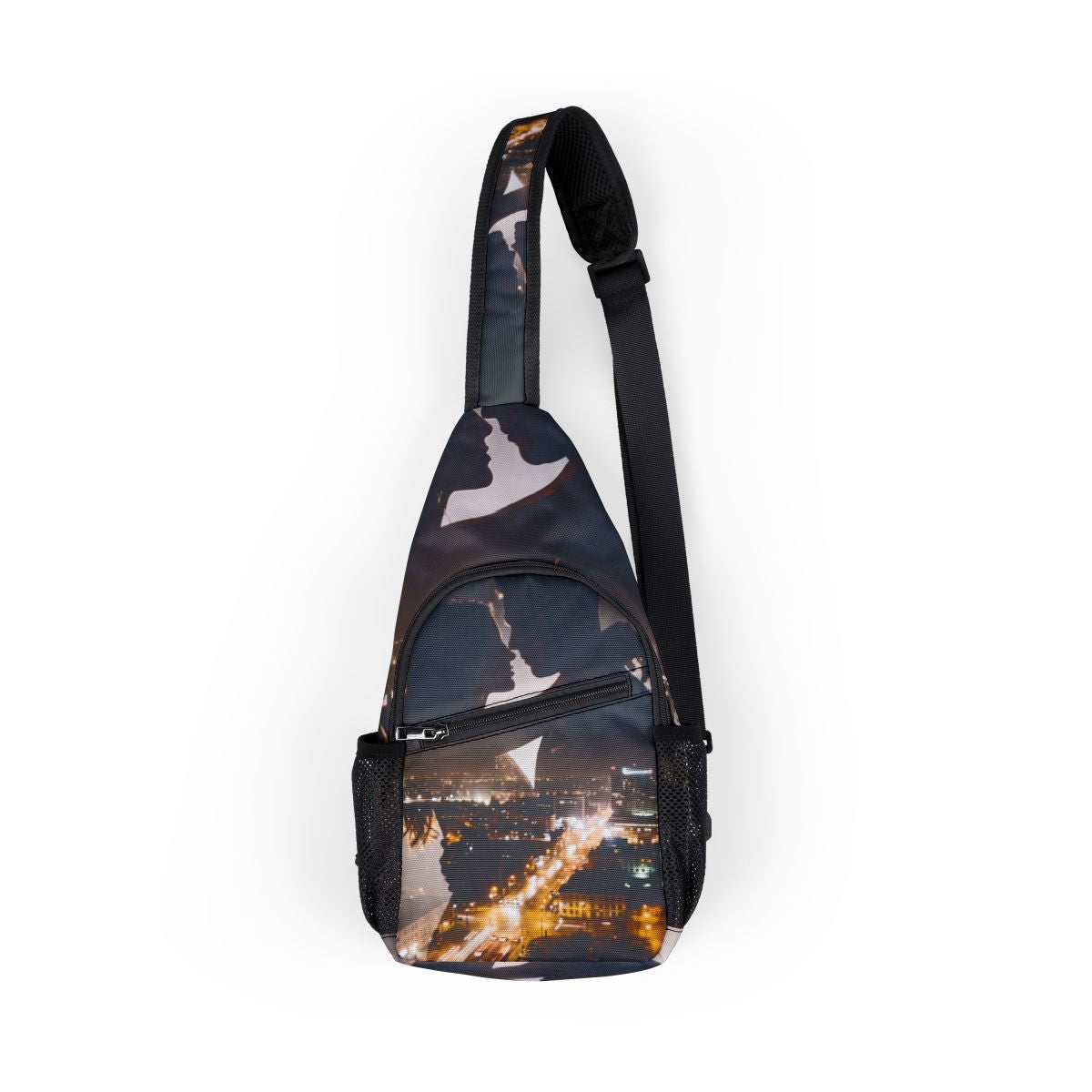 Chest Bag - Midnight City Silhouette | Echovira Gallery