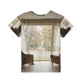 Kids Sports Jersey Autumn Window Art