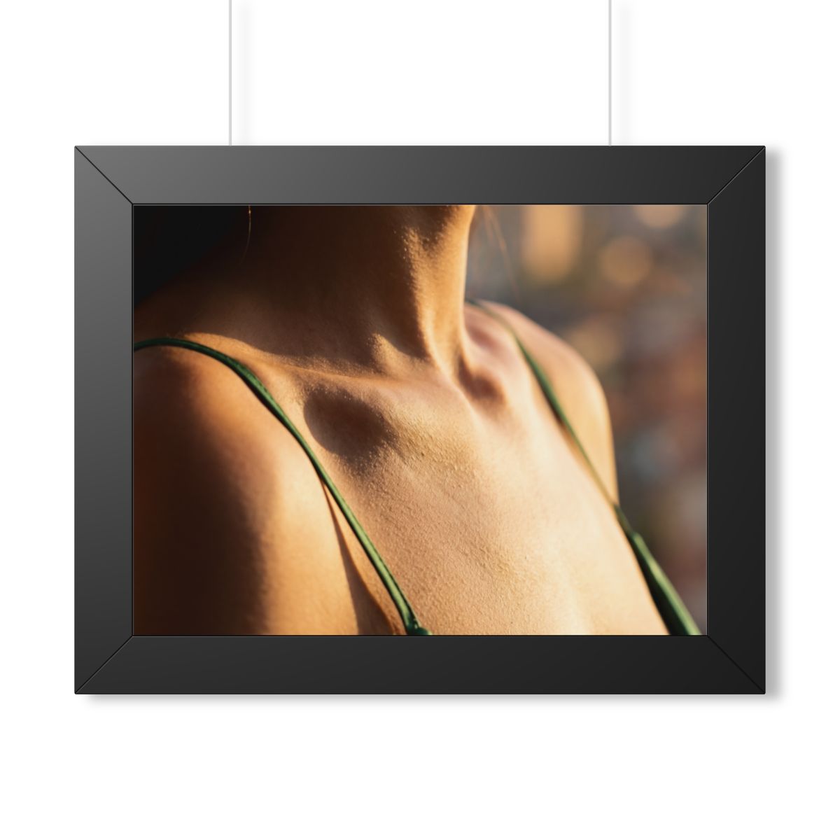 Framed Horizontal Poster - Golden Hour Glow - Minimalist......