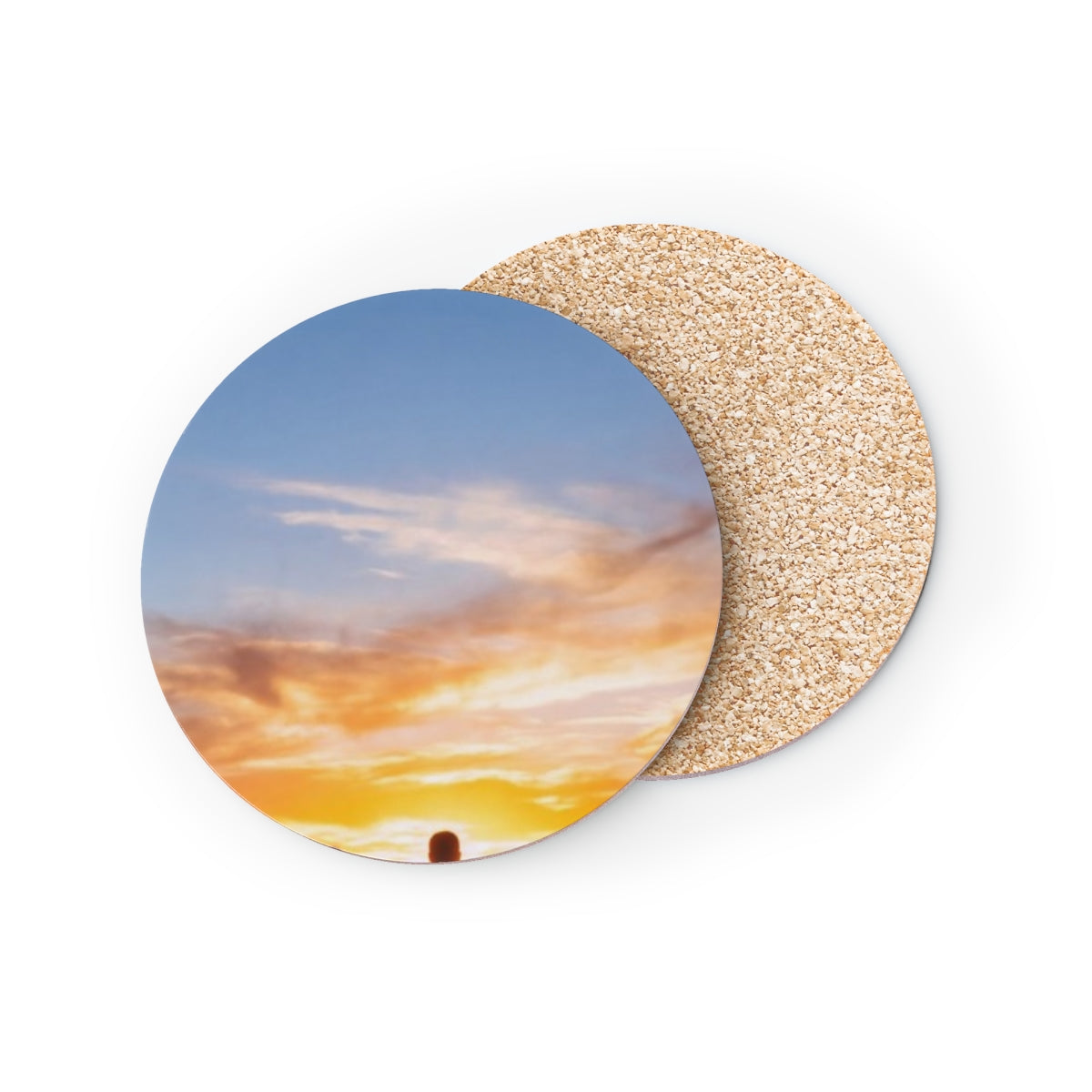 Drink Coasters - Sunset Ridge Horizon (1 & 4 pcs) | Echovira...