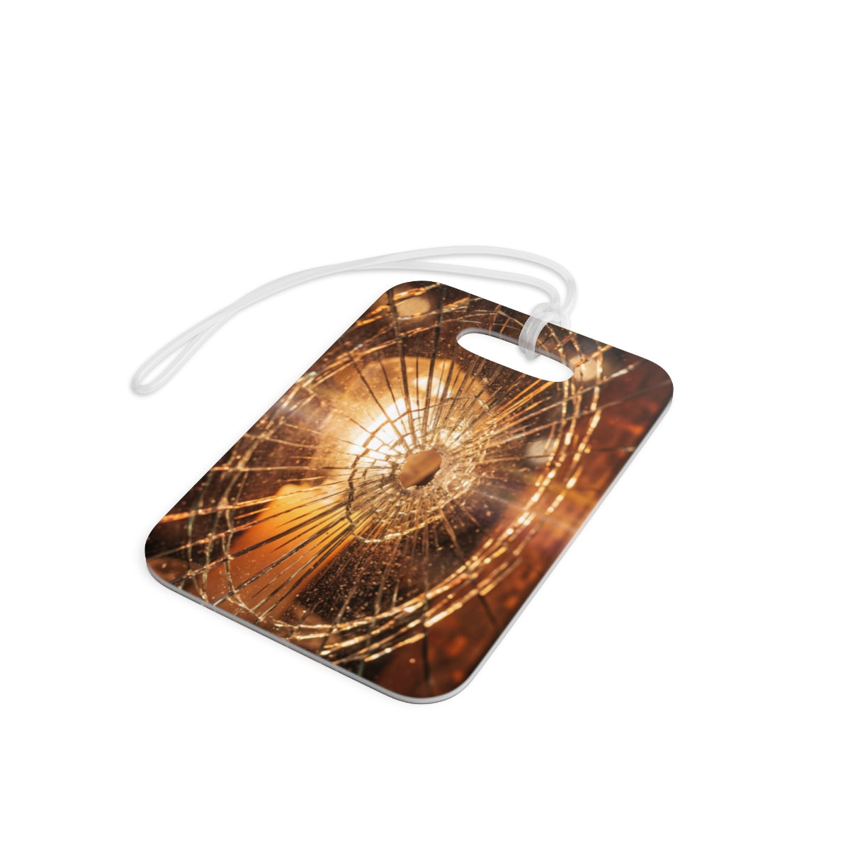 Luggage Tags - Golden Fractures (Set) | Echovira Gallery