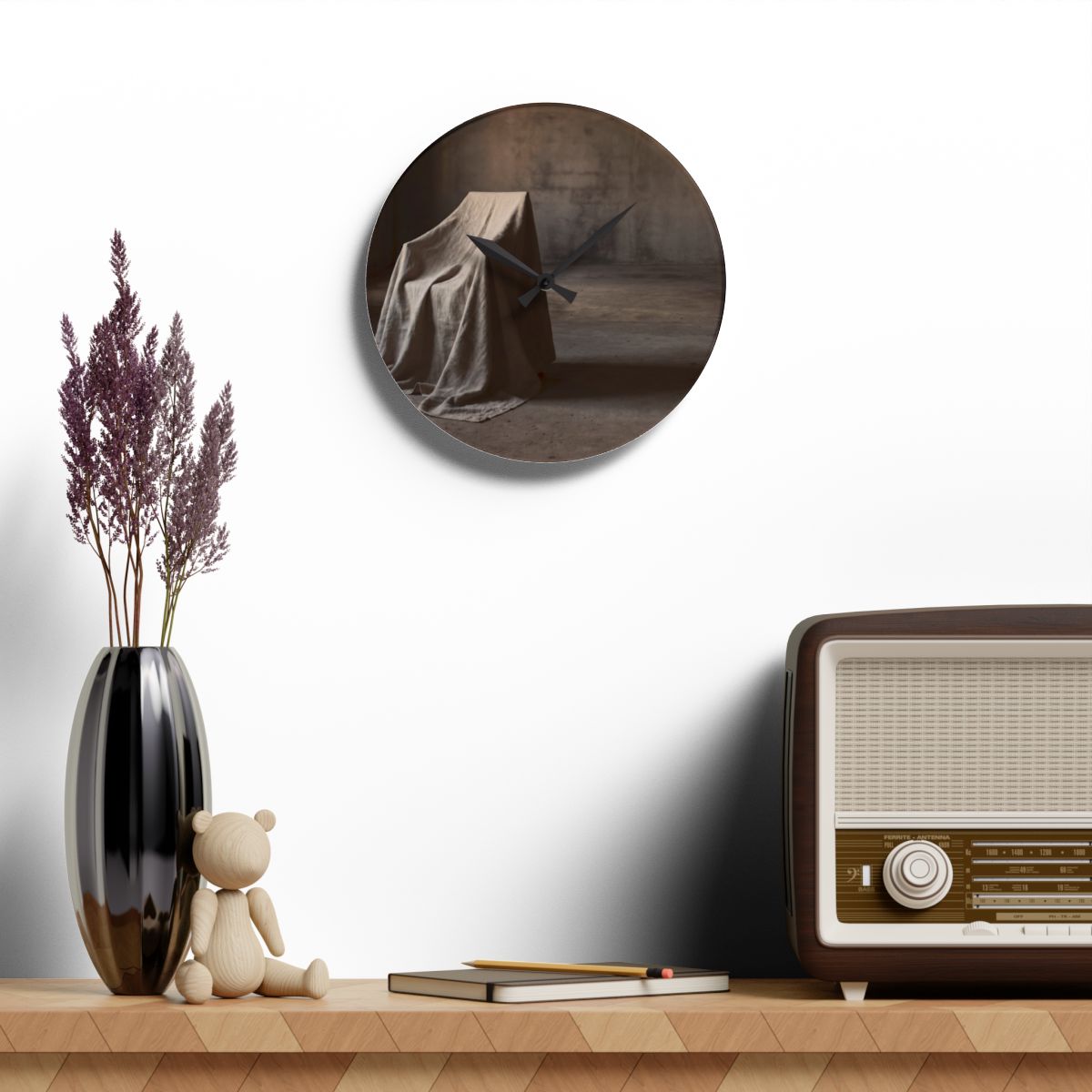 Acrylic Wall Clock - Minimalist Timepiece