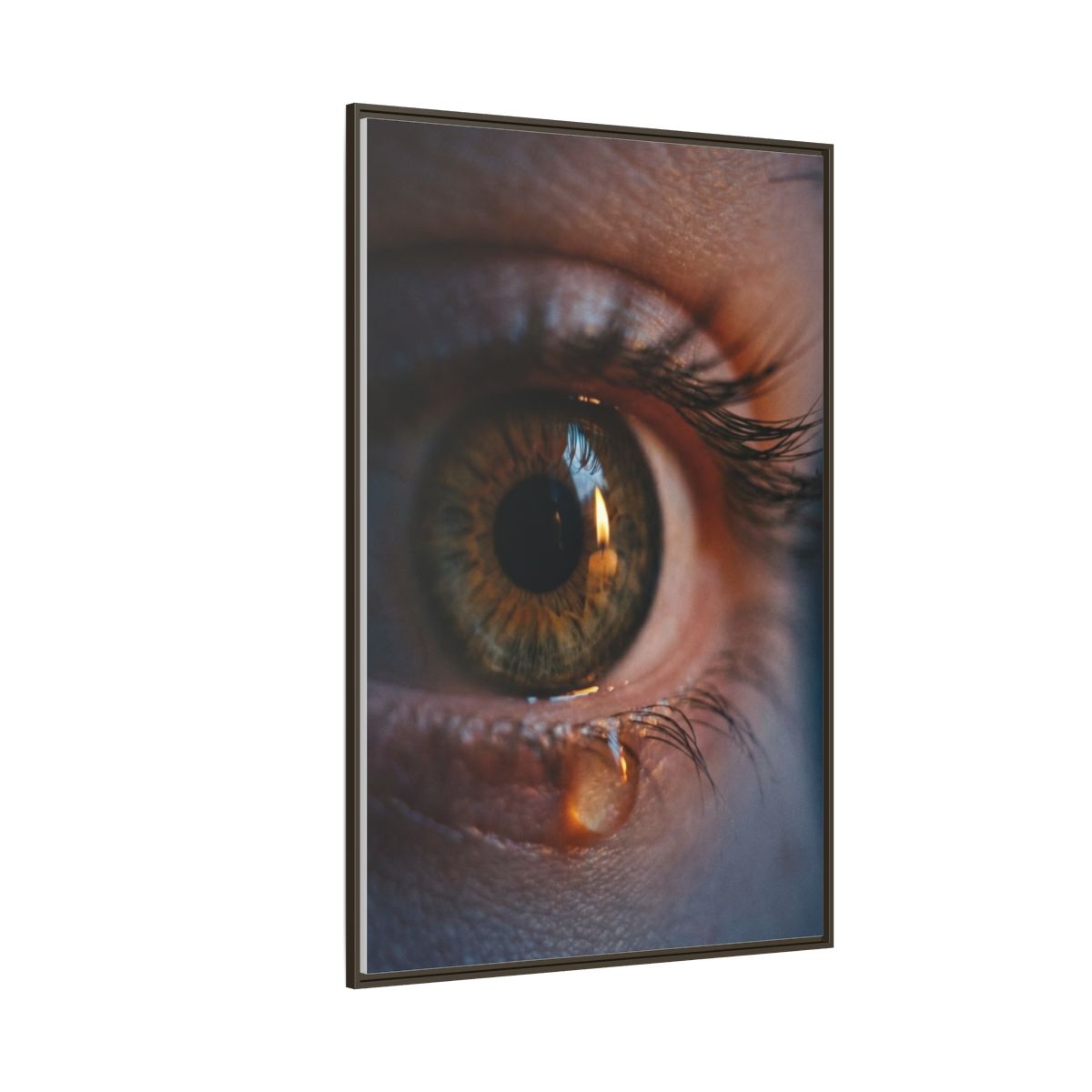 Matte Canvas, Framed - Luminous Tear