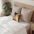 Poly Velvet Pillow - Emerald Sunset Touch