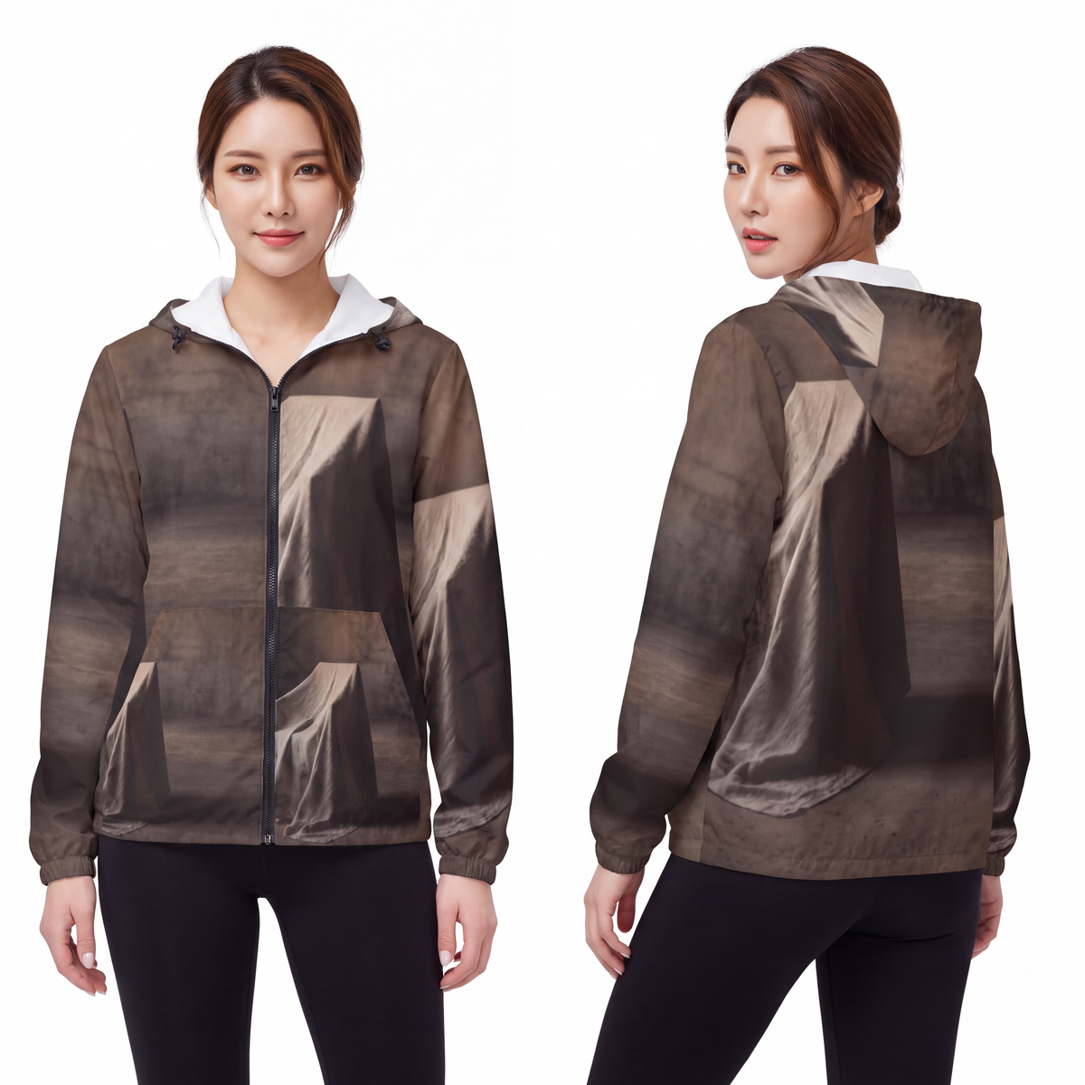 Unisex Windbreaker Jacket - Draped Silence Still Life Art......