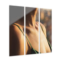 Golden Hour Triptych Acrylic Prints - Modern Art — Portrait...