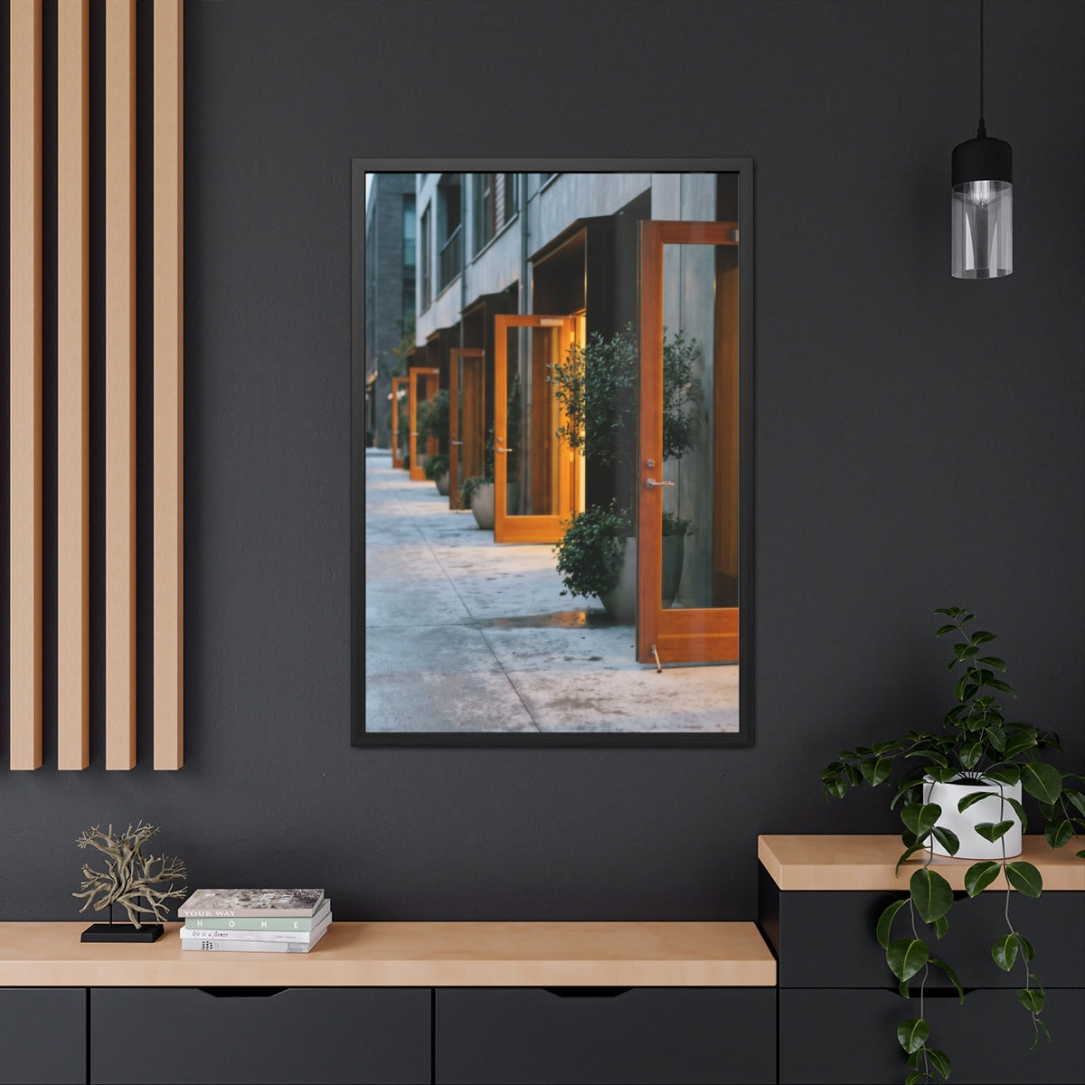 Framed Posters - Twilight Promenade Evening (8×12, 9×11... |...