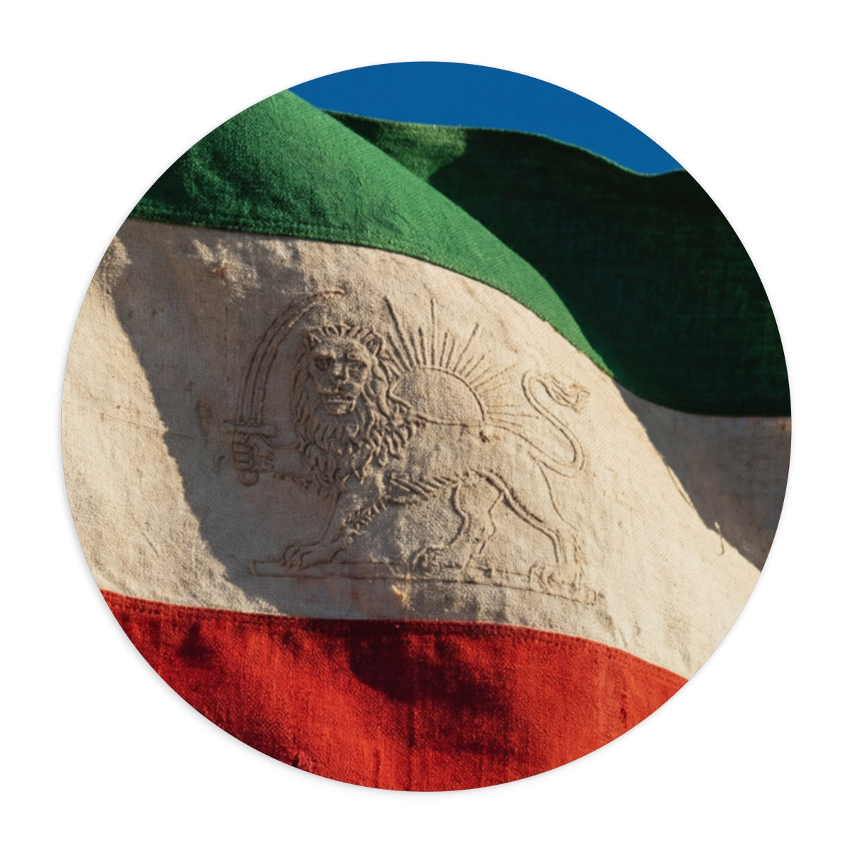 Desk Mouse Pad - Historic Flag Crest