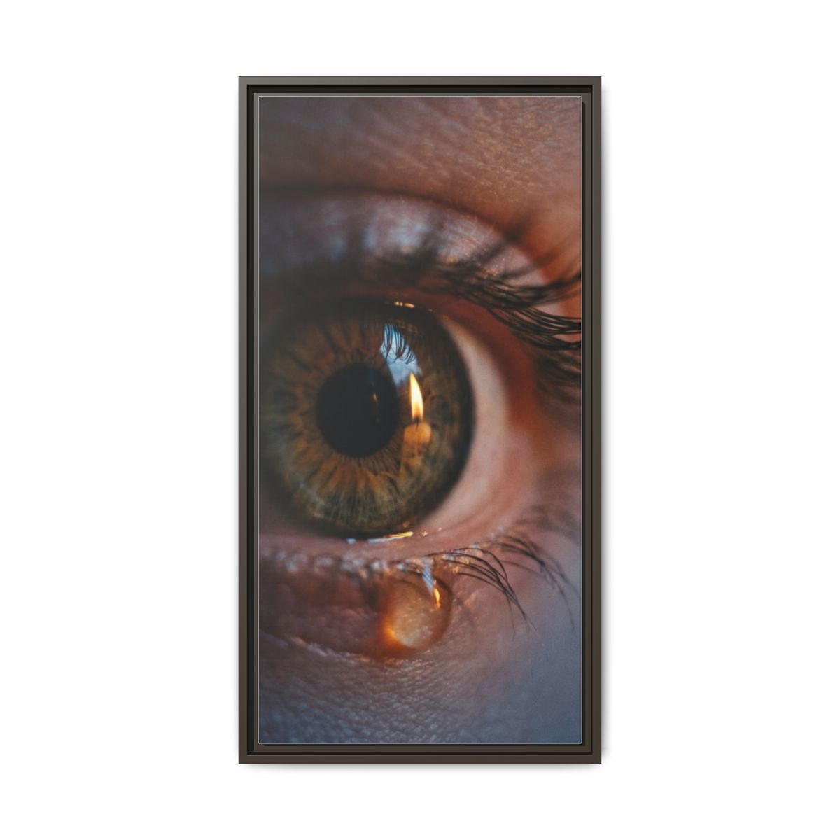Matte Canvas, Framed - Luminous Tear