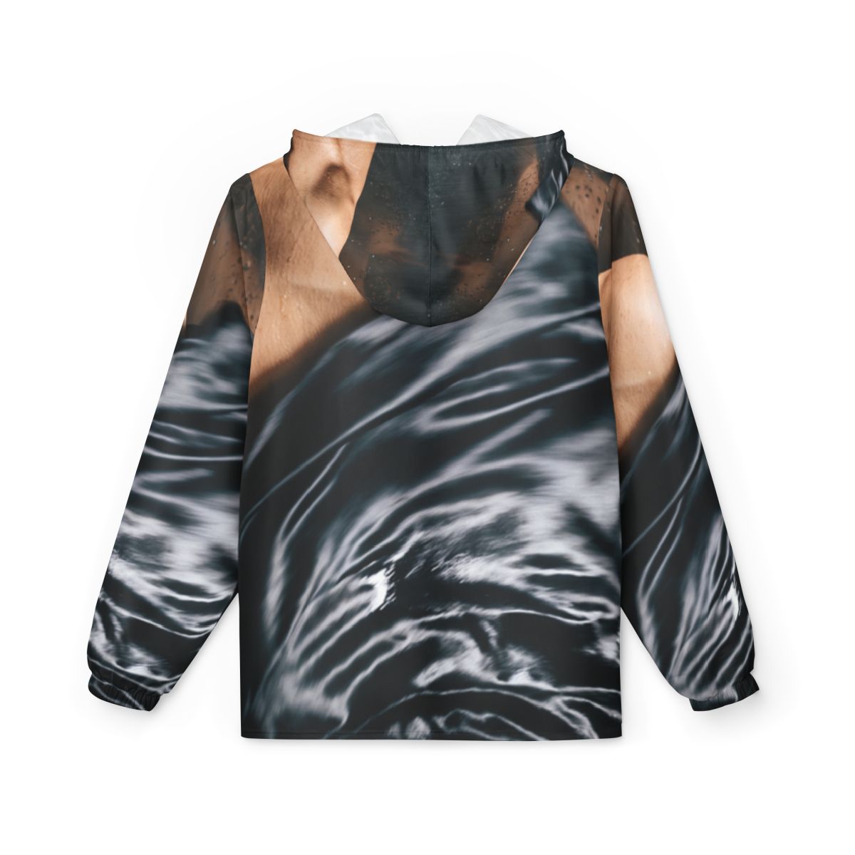 Dark Chiaroscuro Form Unisex Windbreaker Jacket