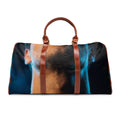 Waterproof Travel Bag - Neon Horizon Portrait | Echovira...