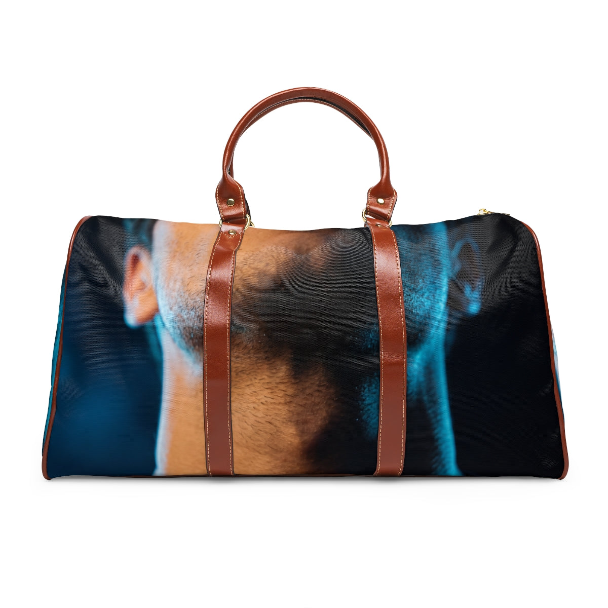 Waterproof Travel Bag - Neon Horizon Portrait | Echovira...