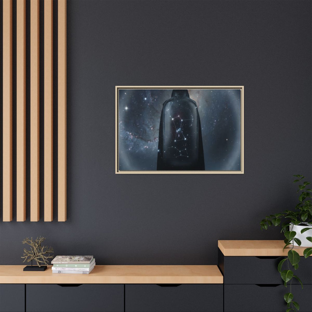 Framed Matte Canvas - Cosmic Sentinel — Natural / 1.25"... |...