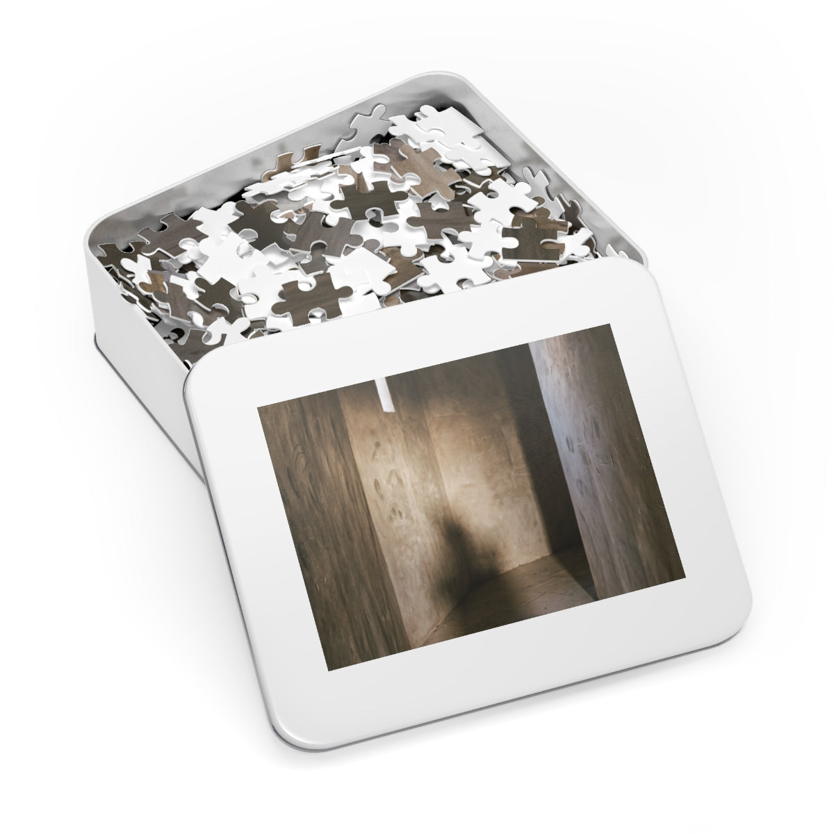 Jigsaw Puzzle with Tin - Shadows of the Citadel moody... |...
