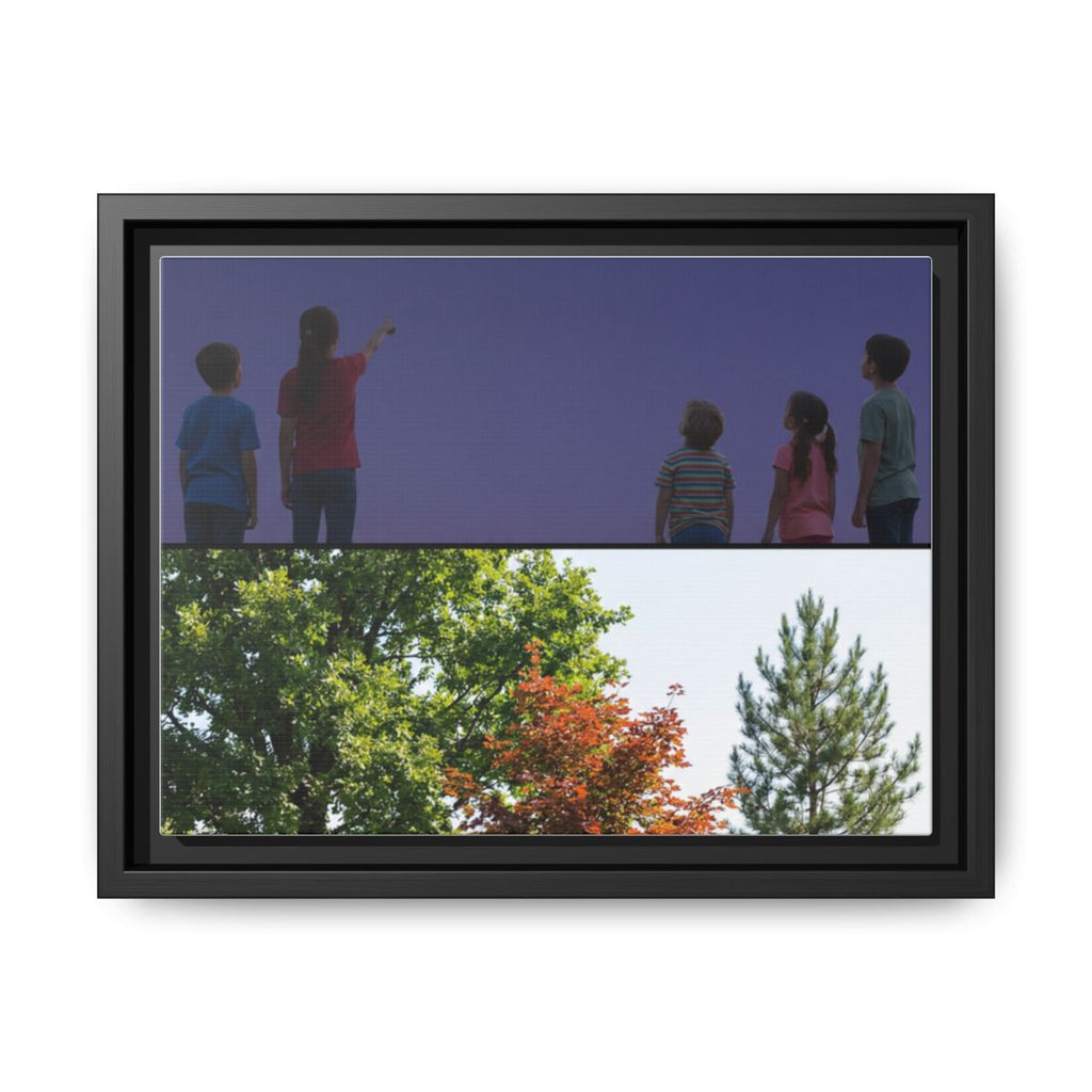 Framed Matte Canvas - Wilderness Gallery — Black / 1.25"