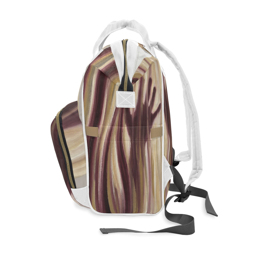 Abstract Hand Silhouette Diaper Backpack