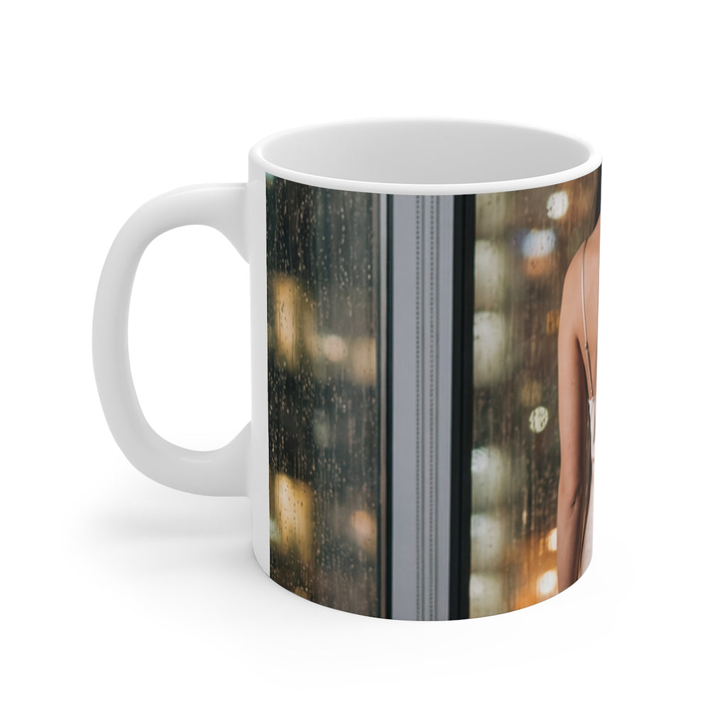 325ml Weiße Tasse - Mitternachtsregen Stimmung