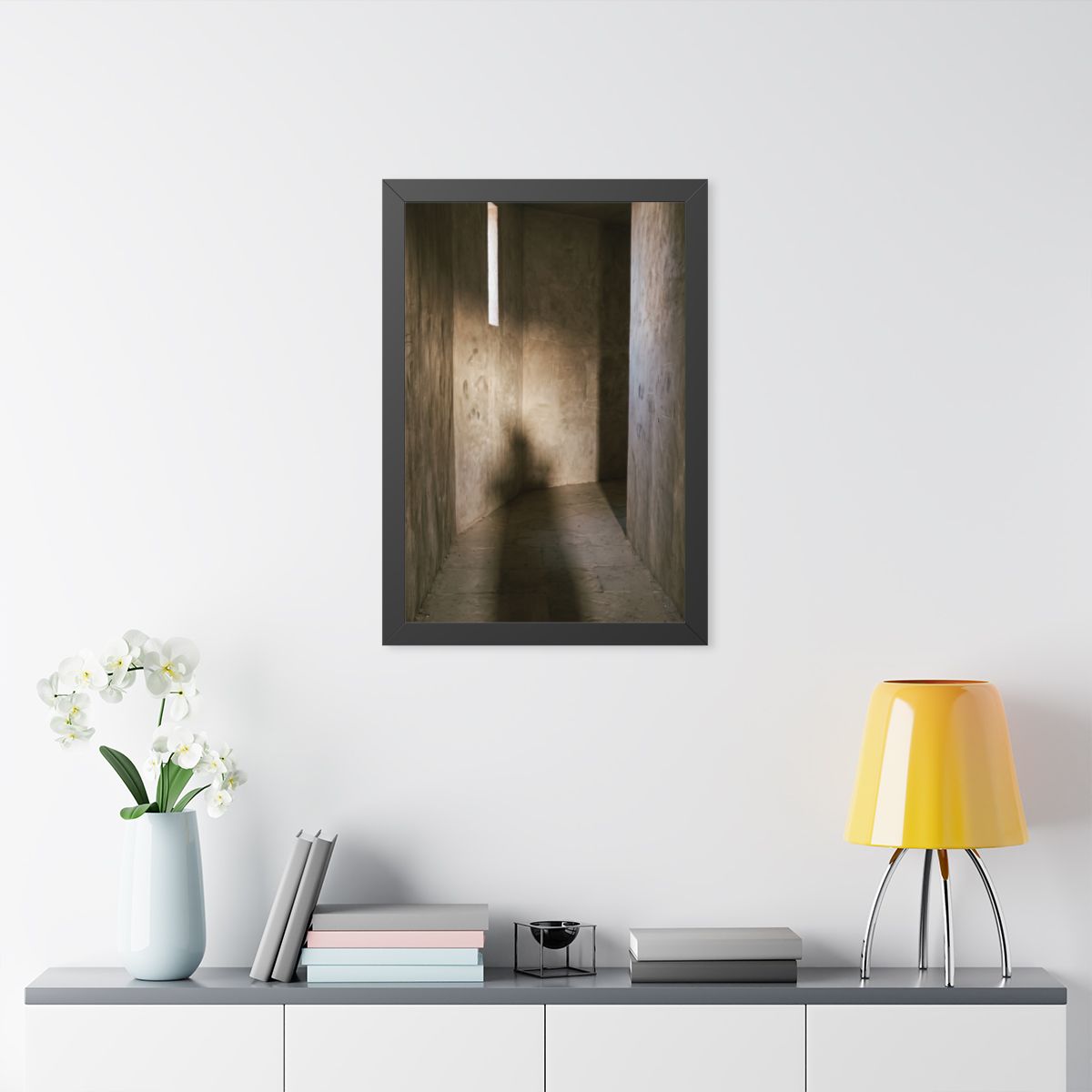 Framed Vertical Poster - Shadows of the Citadel moody... |...