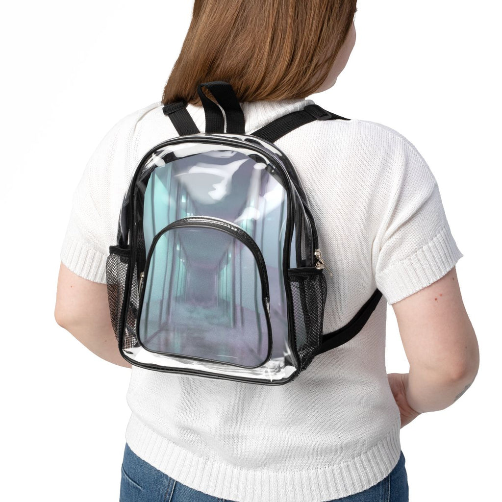 Clear Stadium Backpack - Misty Corridor | Echovira Gallery